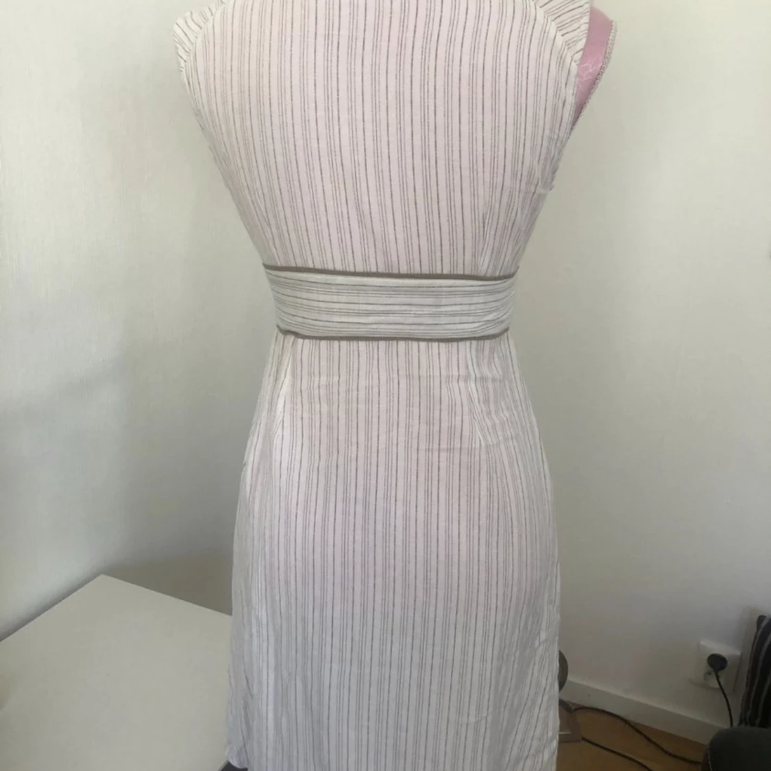 Klänning limen/ bomull  - 91