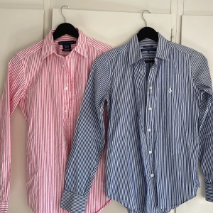 2st Polo ralph lauren skjortor - En blå vit randig storlek, slimfit s. En rosa vit randig storlek, slim fit 6. En för 200 eller båda för 300.