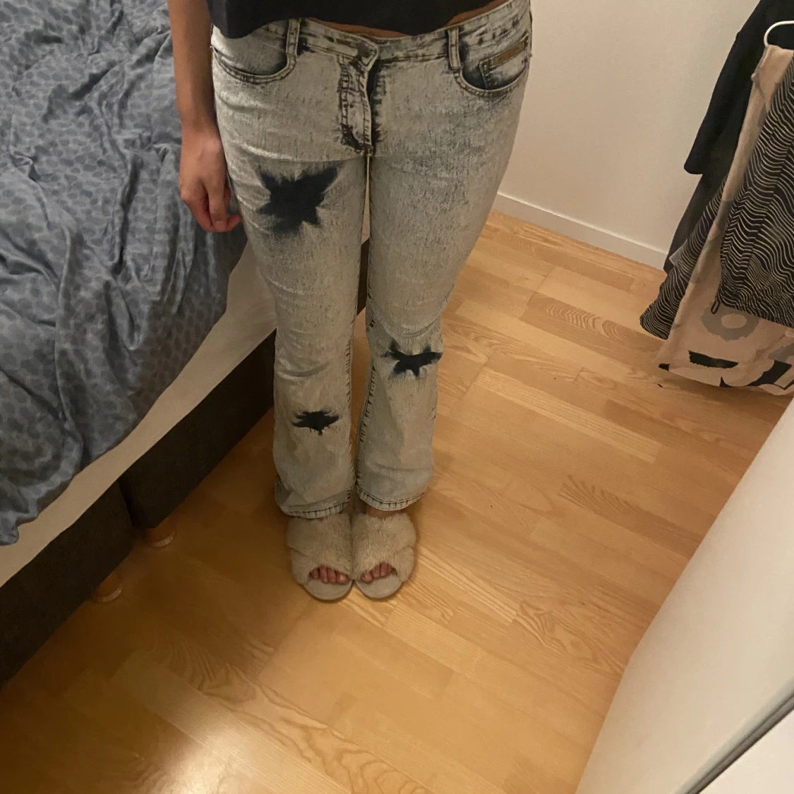 Low wait flare jeans  - 91