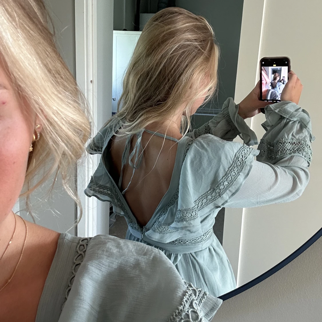 Grön klänning  - 90