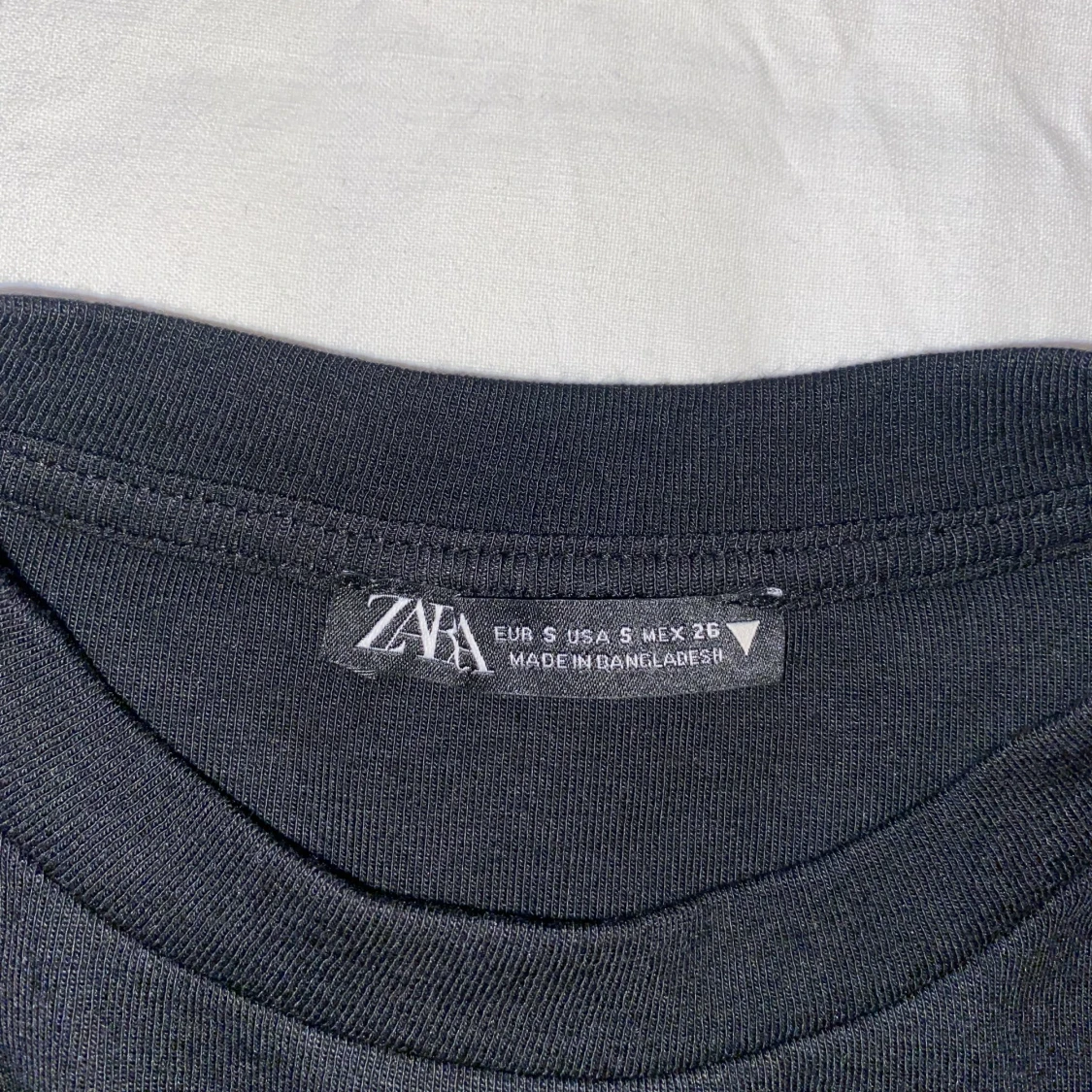 Svart Långärmad magtröja  - 90