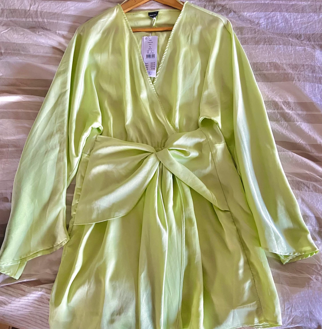 Limegrön klänning - 90