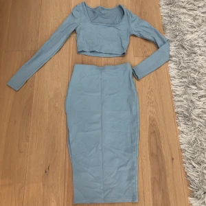 Snyggt set - Superfint blått set från Shein, använder inte. Passar XS och S