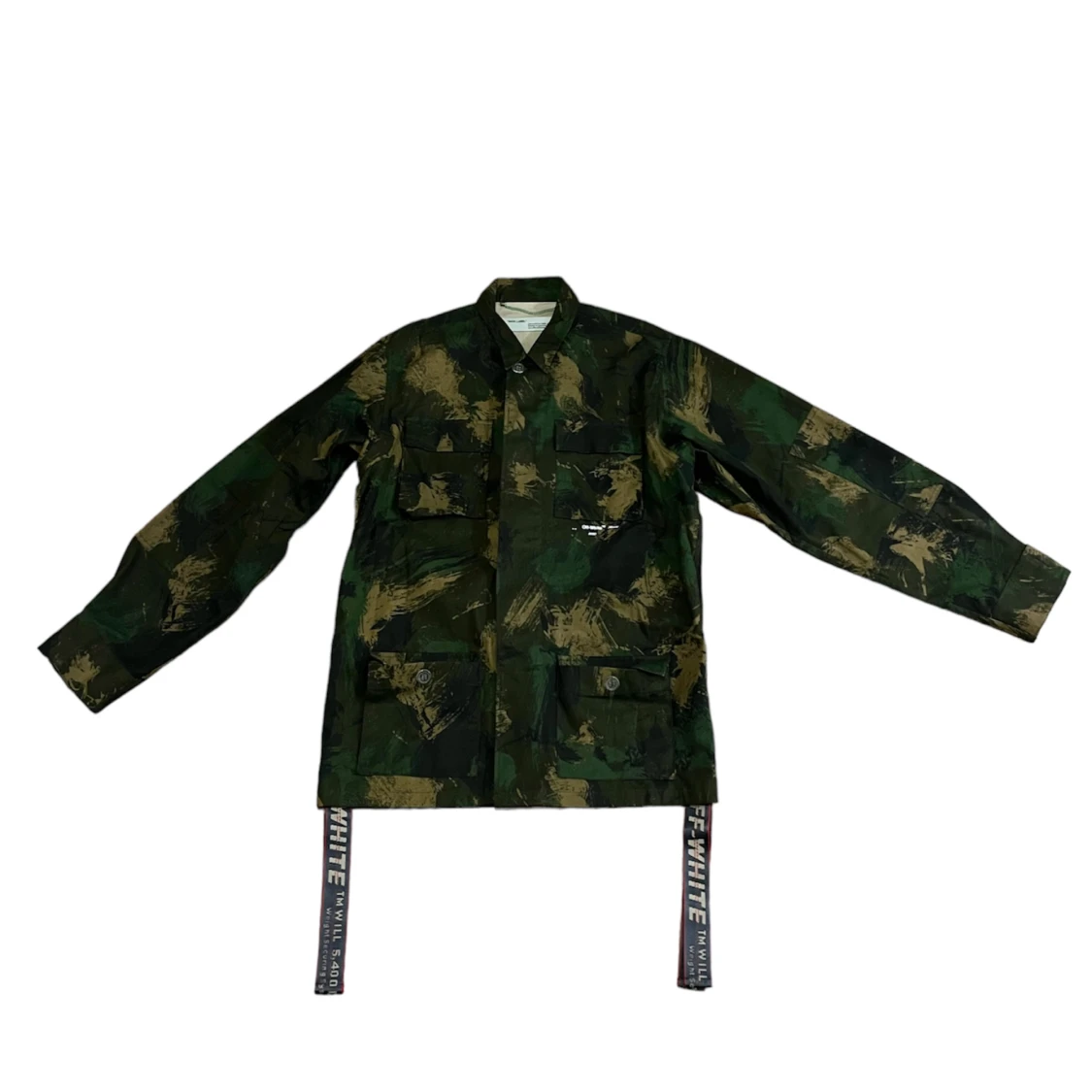 Off White Camouflage Jacket