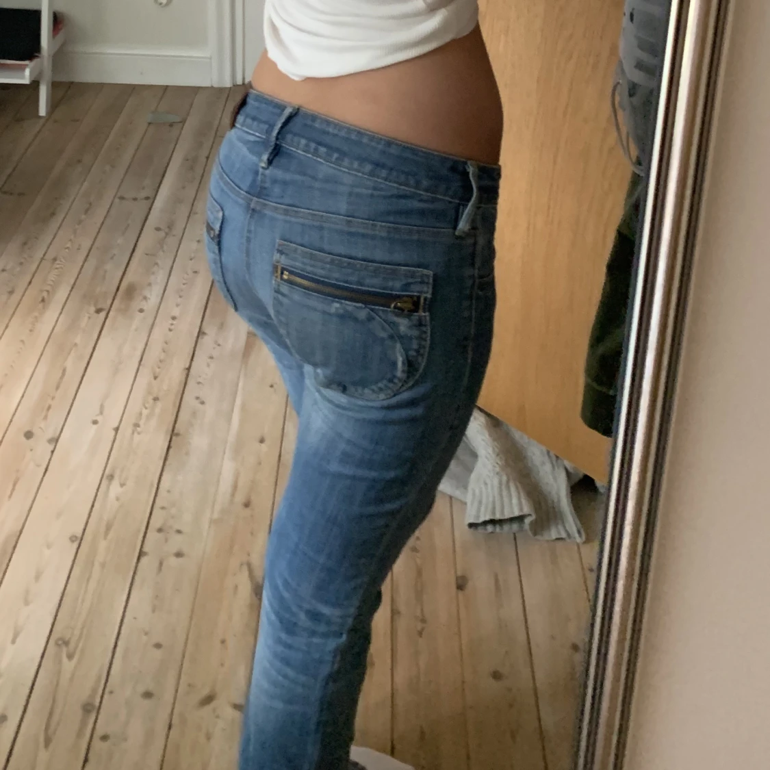 Lågmidjade jeans  - 90