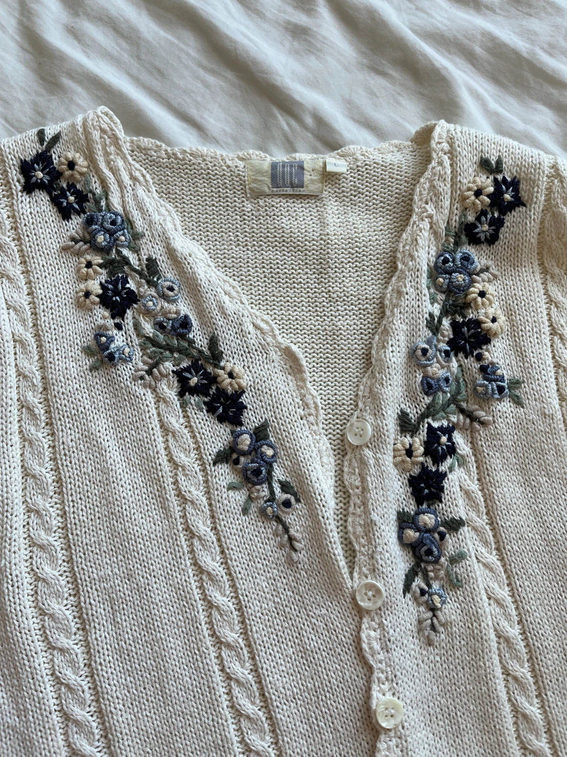Jättesöt broderad väst - 90