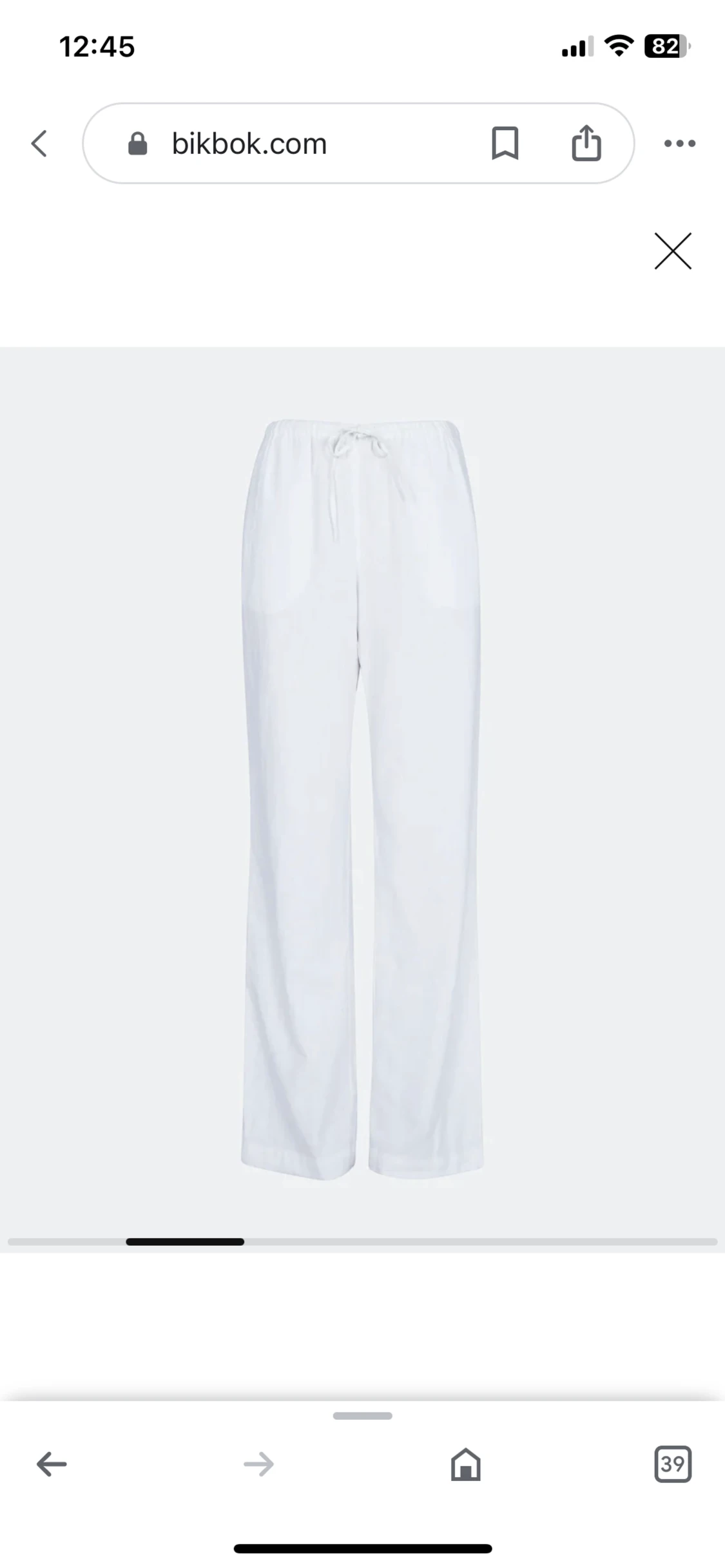 BIKBOK linnebyxor storlek M