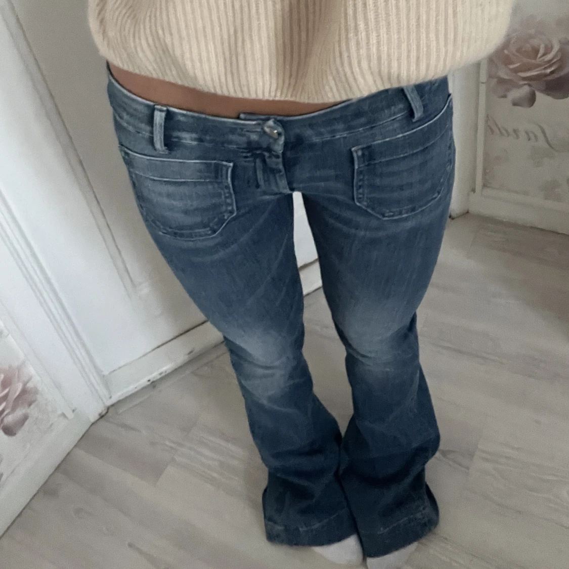 Blåa jeans 