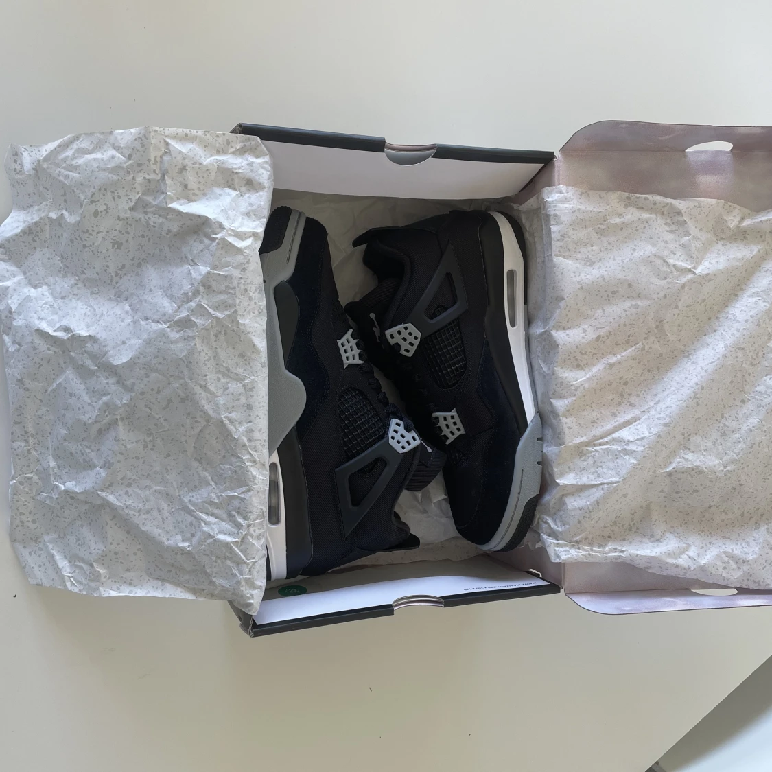 Jordan 4 black canvas - 91