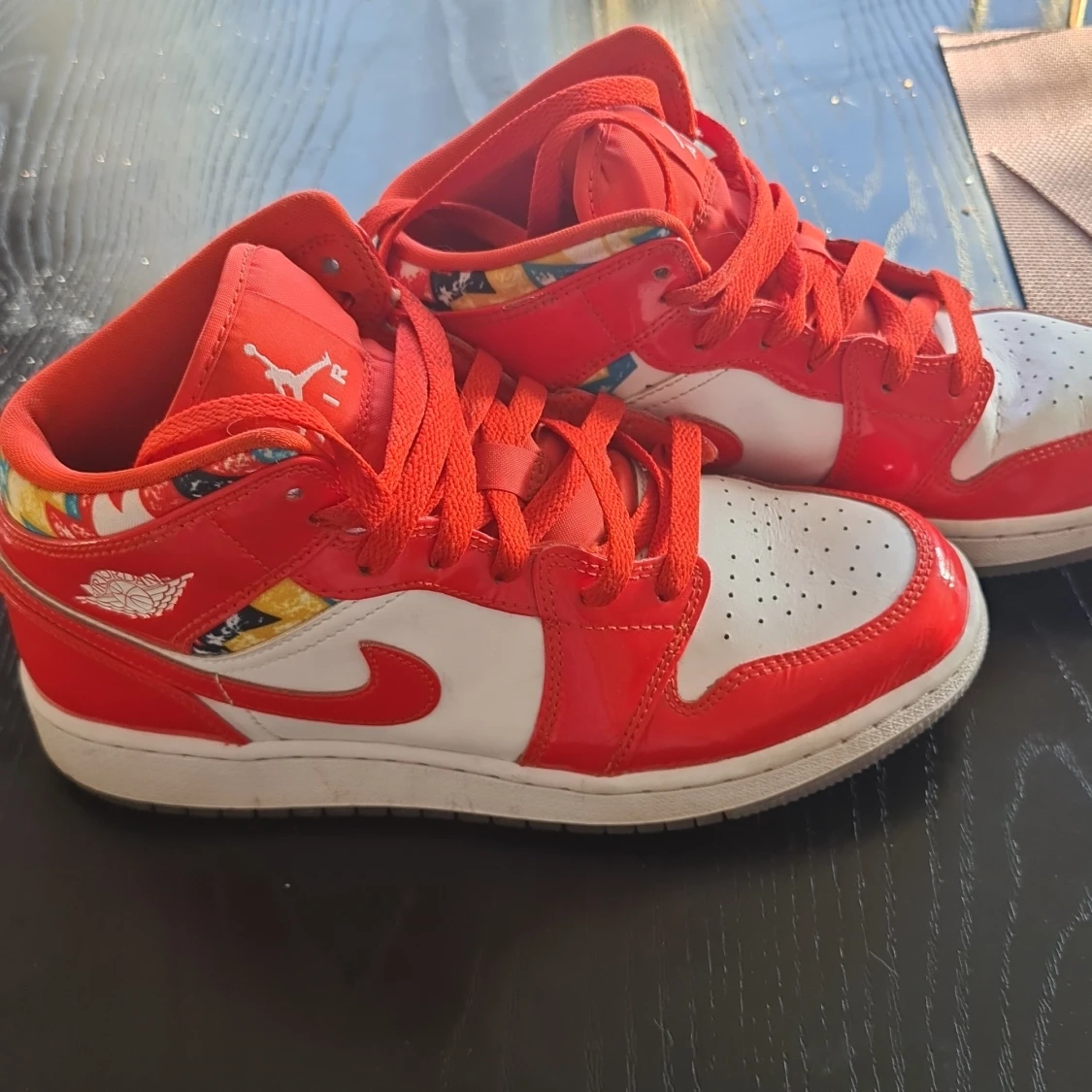 Chile red pollen white Jordan 1 red - 90