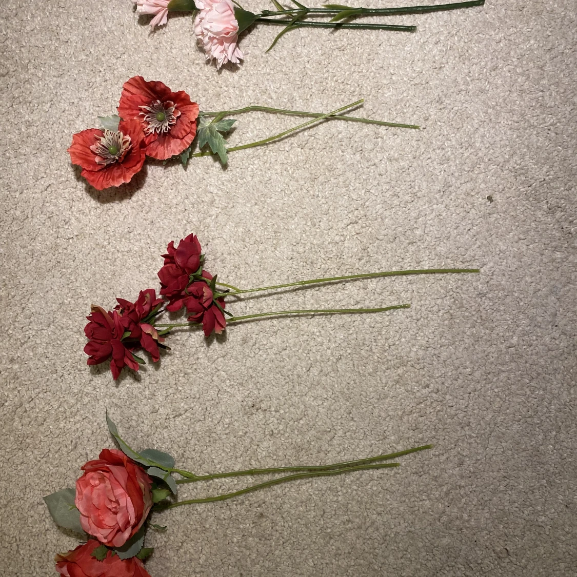 Blombukett i plast💞🌸🌺 - 90