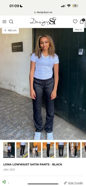 Designbysi Satin Byxor - Helt nya! Passar som XS