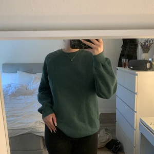 Grön hoodie - Grön sweatshirt från gina tricot, storlek s men är ganska oversize så passar nog även L, köpt för 400, nypris 150💕