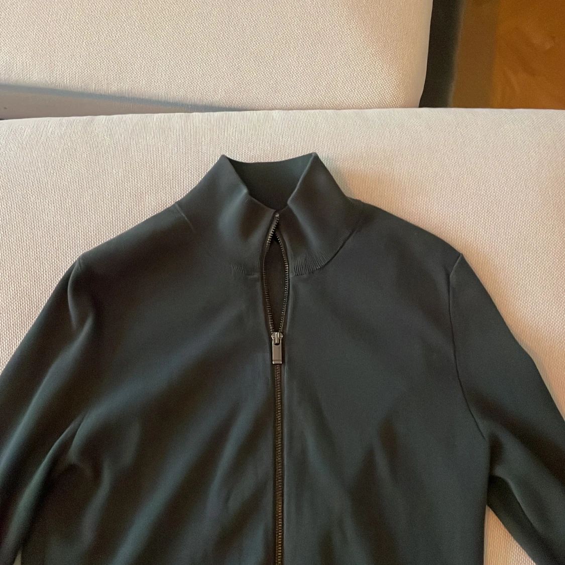 massimo dutti zip tröja  - 90