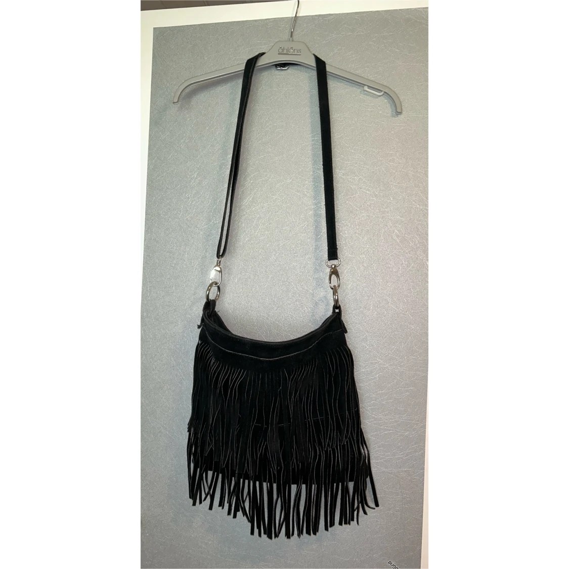 Axelremsväska med fransar  - 90