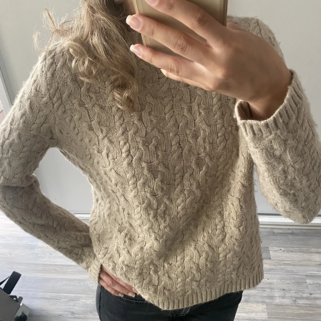 Stickad tröja 