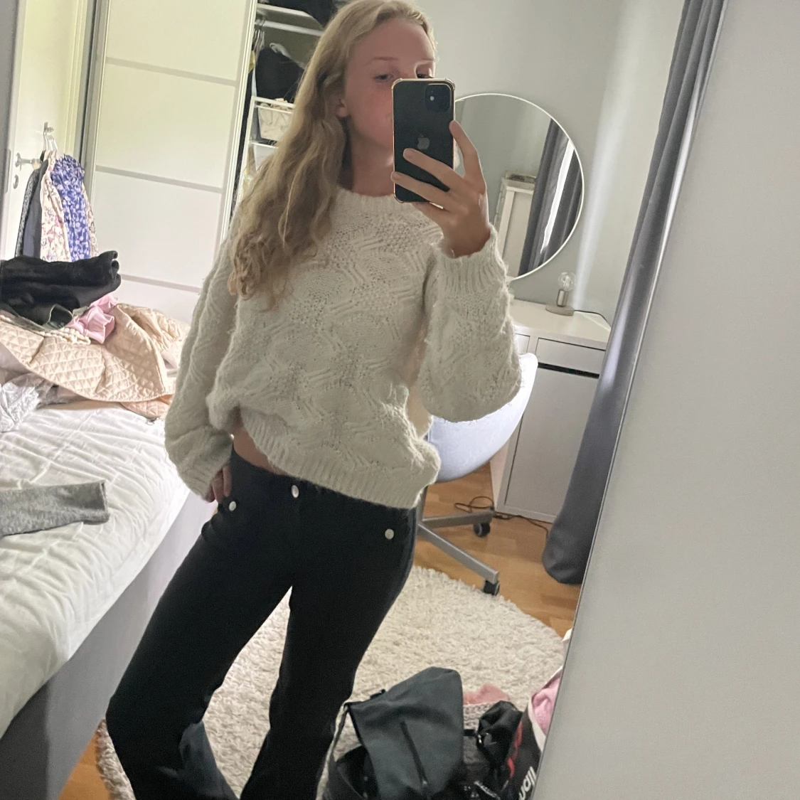 Stickad tröja