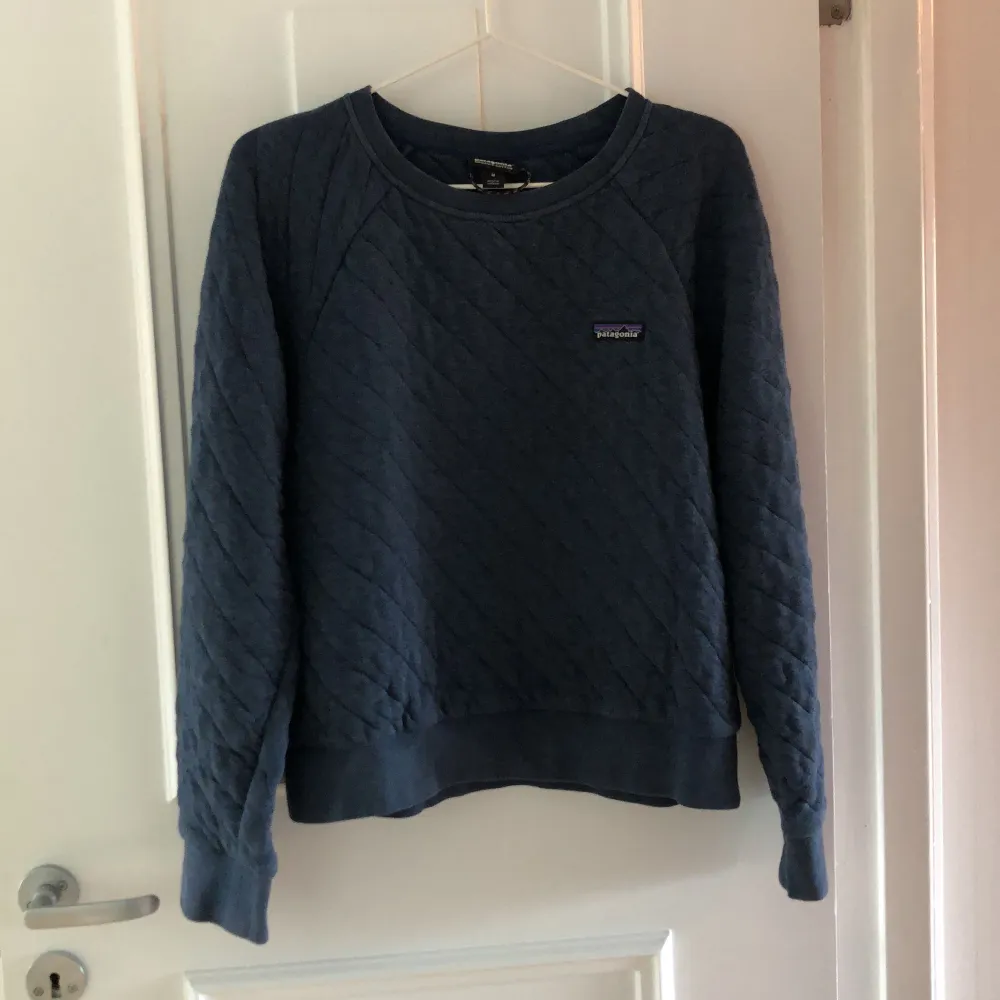 Mörkblå patagonia sweatshirt . Tröjor & Koftor.