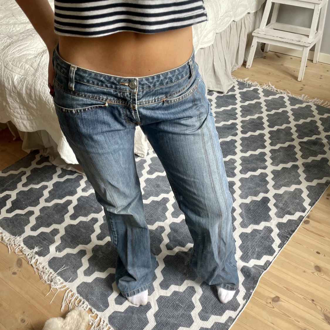 Lågmidjade jeans - 90