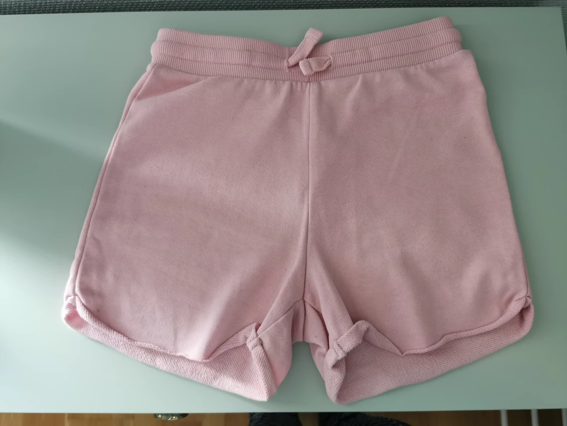 Ljusrosa mjukisshorts