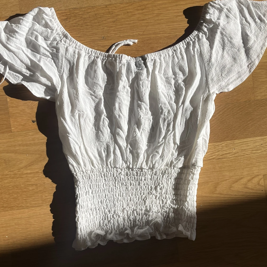 Vit vintage sommartopp - Y2k topp - 91