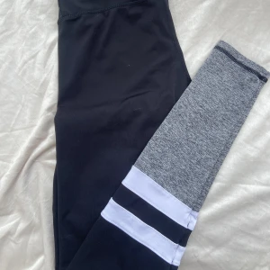 Träningsbyxor  - Dem är helt svarta uppåt de är ljuset som gör nått. Snabbt o enkelt köp ,tvättas innan frakt , fler frågor eller bilder hör av er❤️