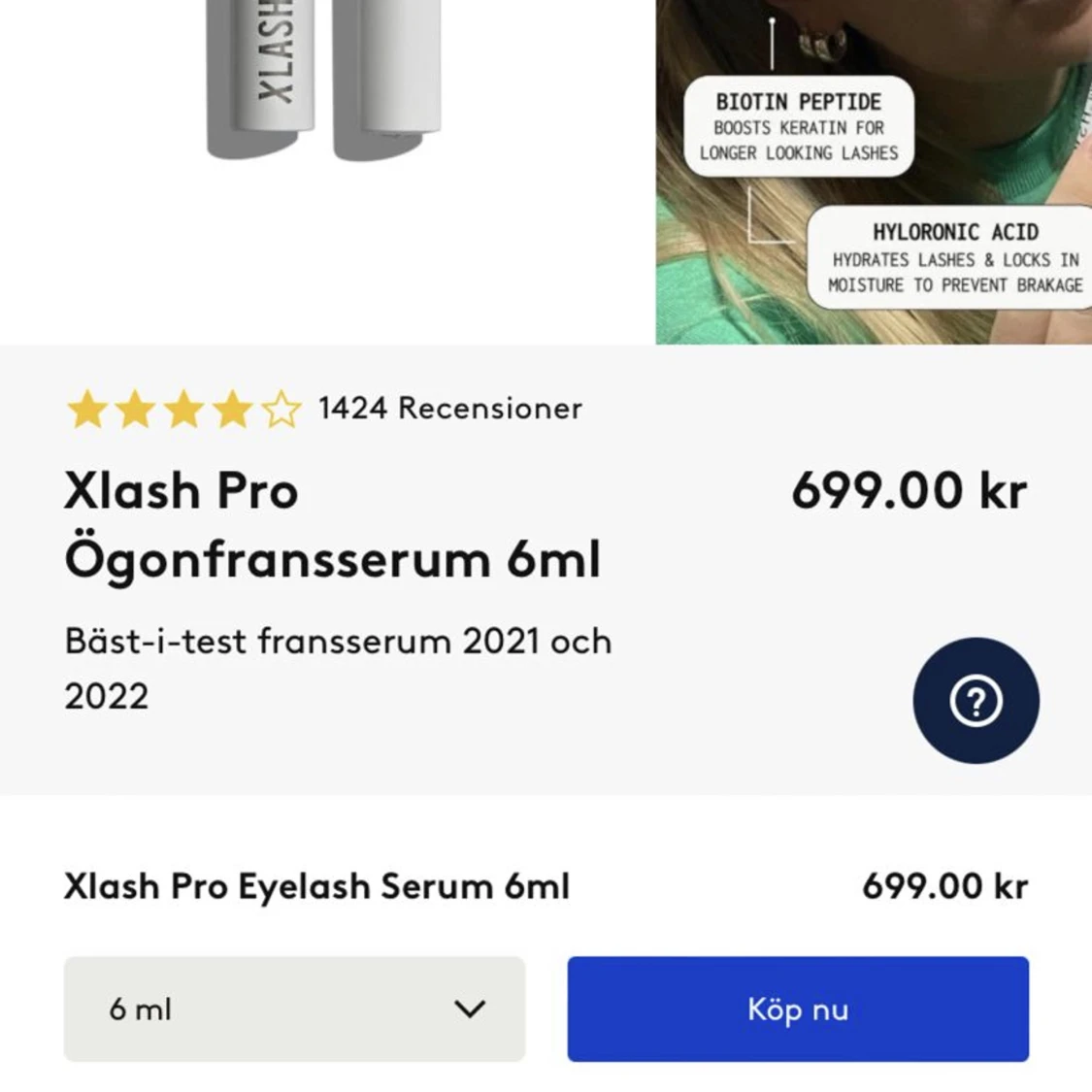 Oöppnad Xlash Pro - 90