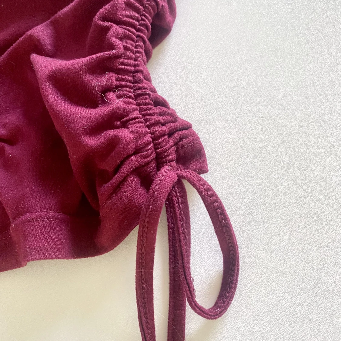 Plommonlila offshoulder topp  - 91