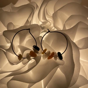 Kristall örhängen  - Jättefin  örhängen äkta kristall ej andvända handgjorda 🔮💕🌷