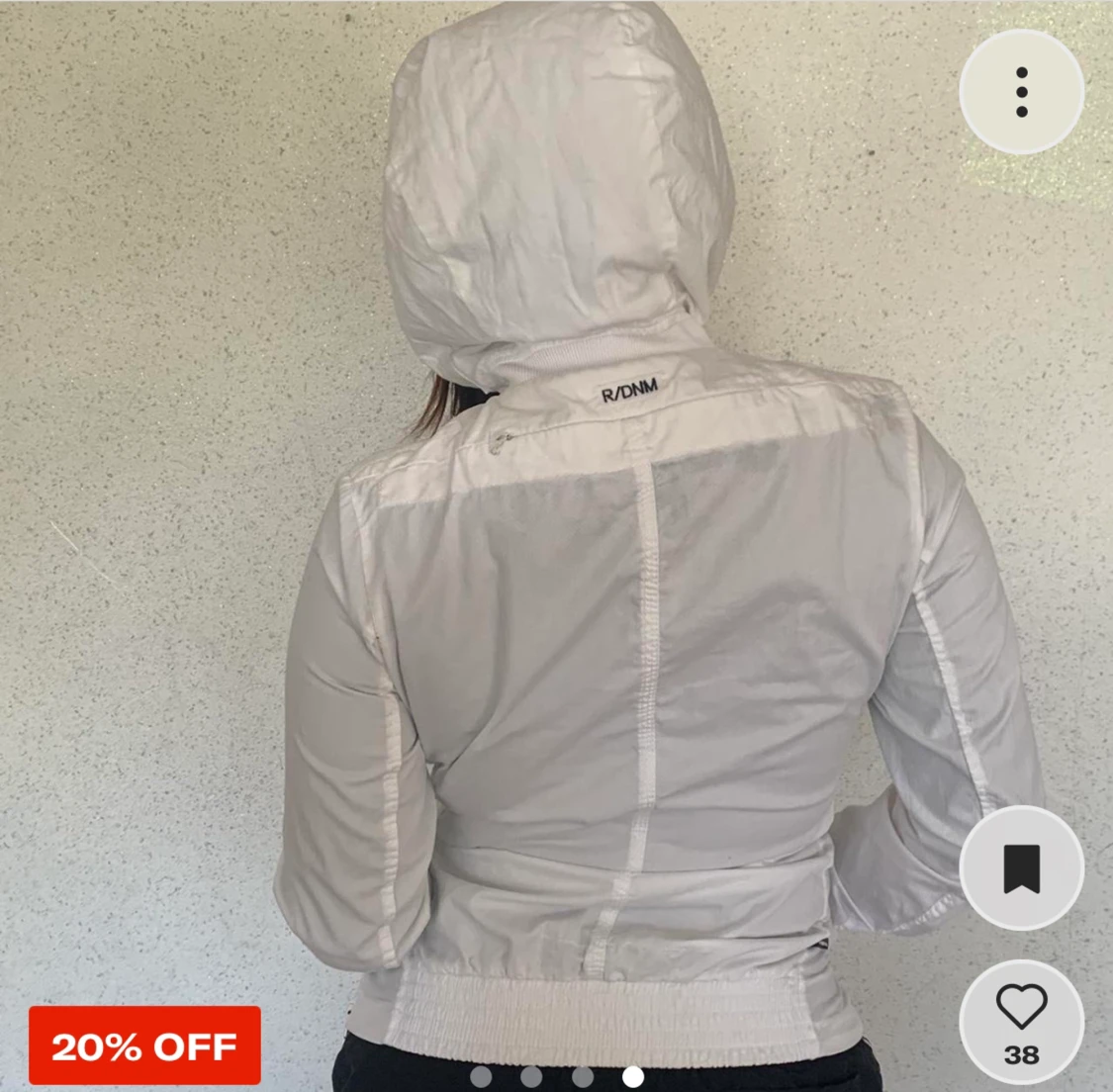 Vit G Star y2k jacka - 90