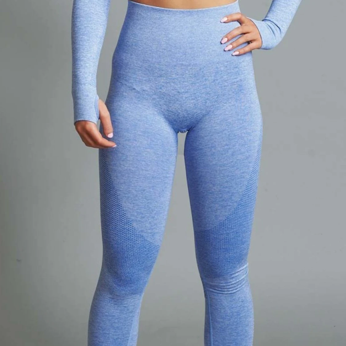 Blåa träningstights - 90