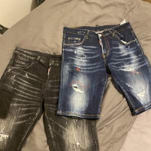 Superfina dsquared jeans shorts i väldigt bra skick säljs på grund av storlek, storlek M