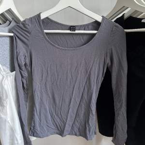 Super fin grå basic långärmad tröja som inte kommer till användning, endast använd en gång💗