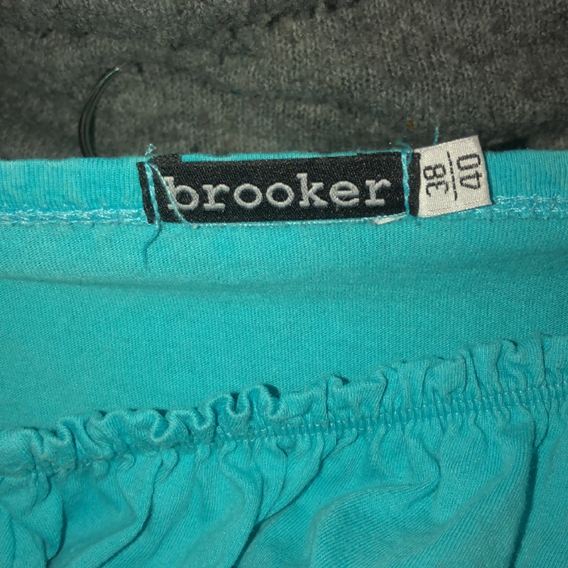 Gullig blå topp - 90