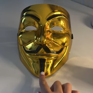 Guldig mask - Guldig gullig mask