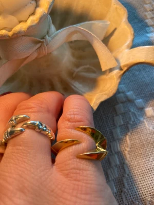 Maria Nilsdotter  - Ring Maria Nilsdotter äkta silver och guld pläterat. Storlek ca 15,5 Modellen heter Talon claw 