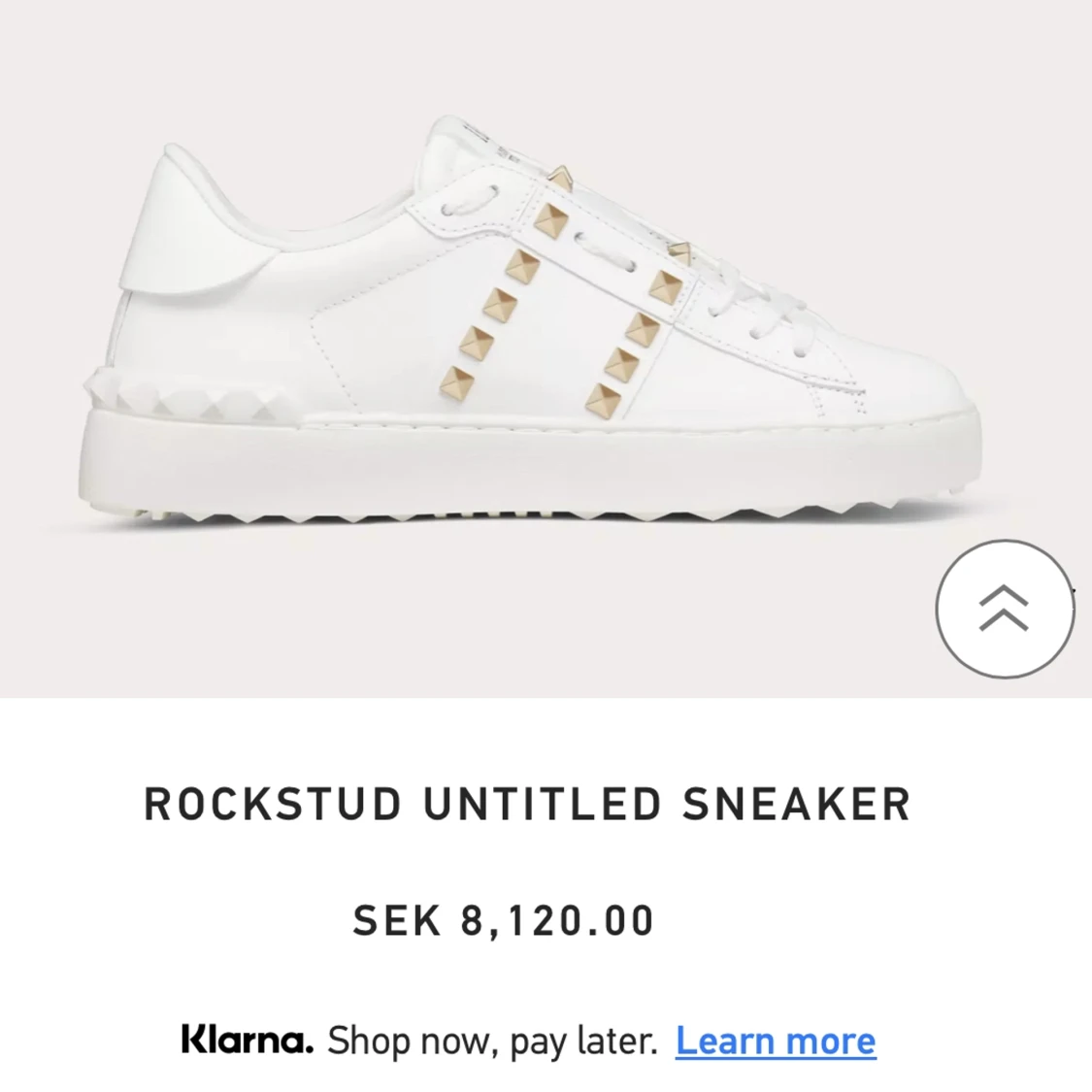 VALENTINO ROCKSTUD UNTITLED SNEAKER  - 91