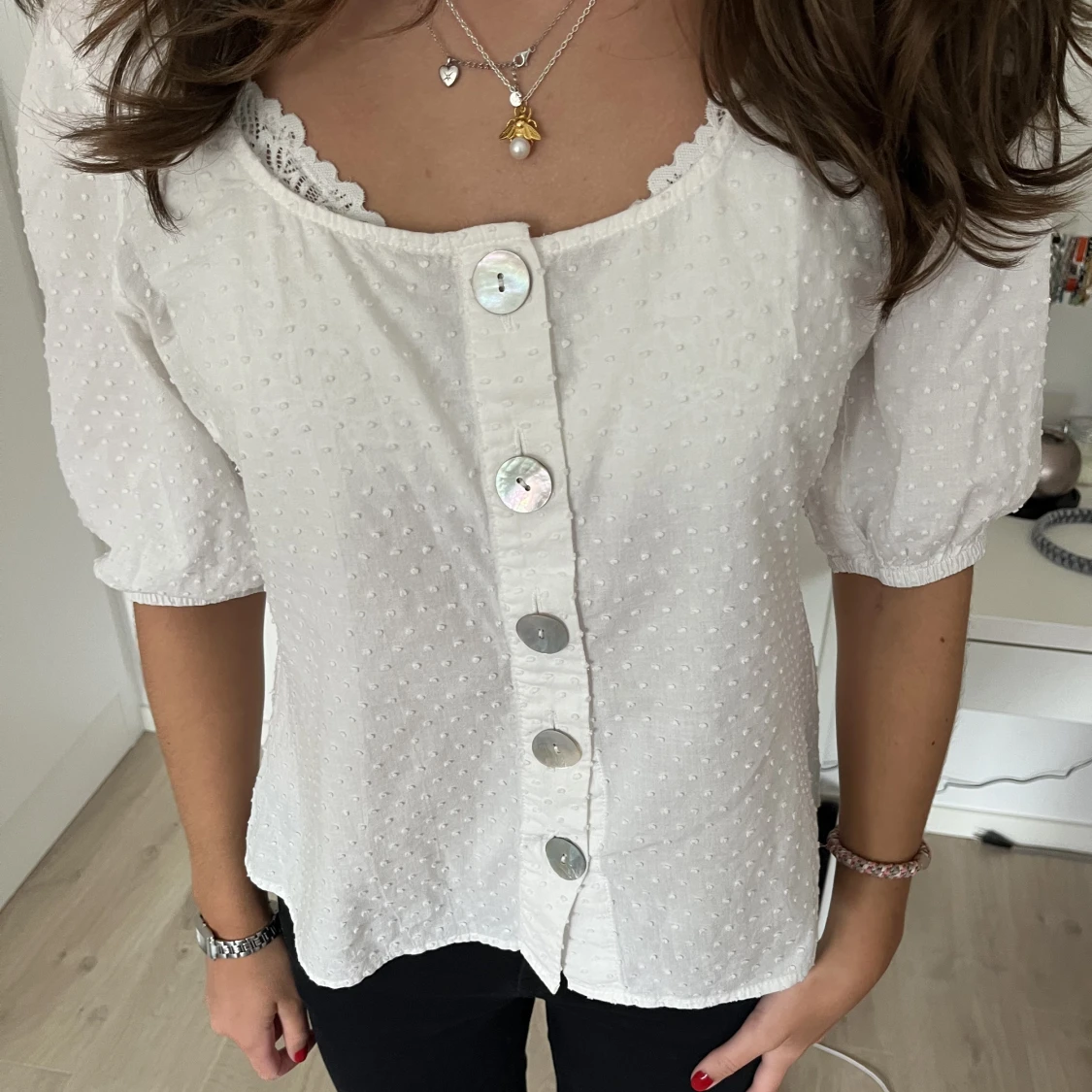 Trekvartsärmad topp - 90