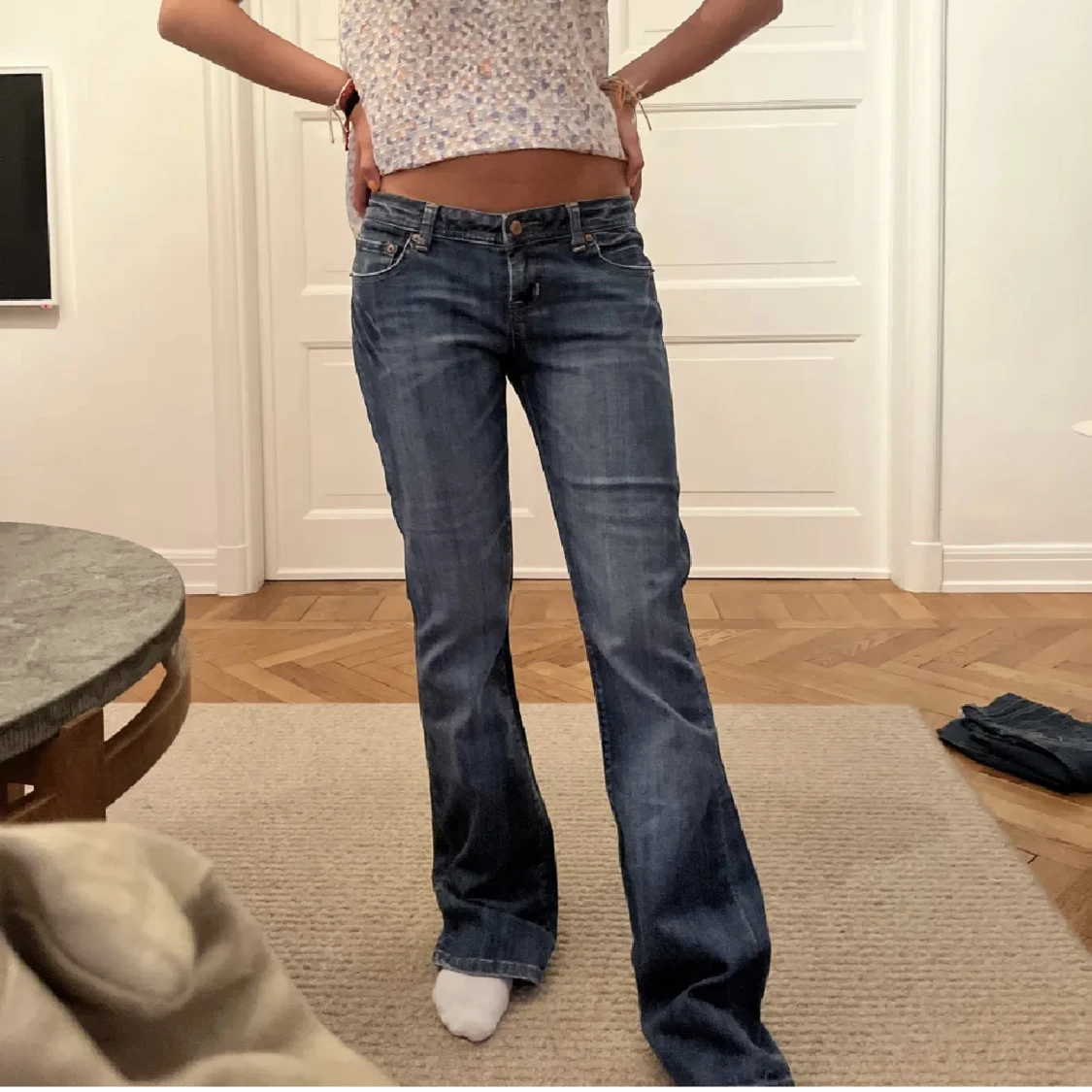 Lågmidjade jeans  - 90