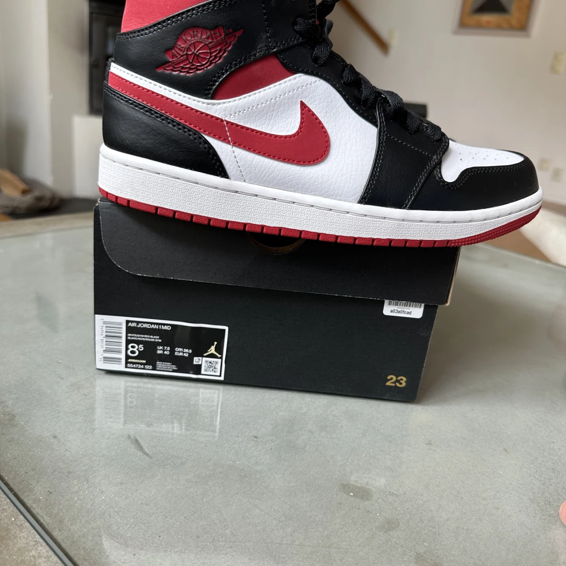 Jordan 1 mid gym red - 91