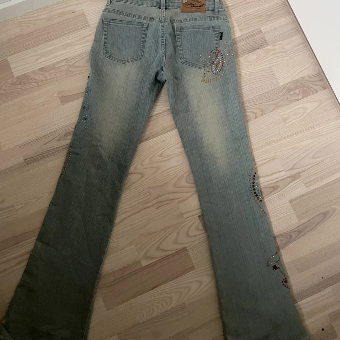 Vintage Lågmidjade bootcut jeans - 91