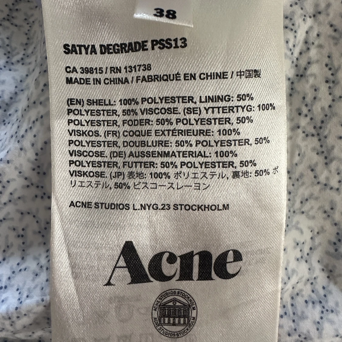 Acne klänning - 91