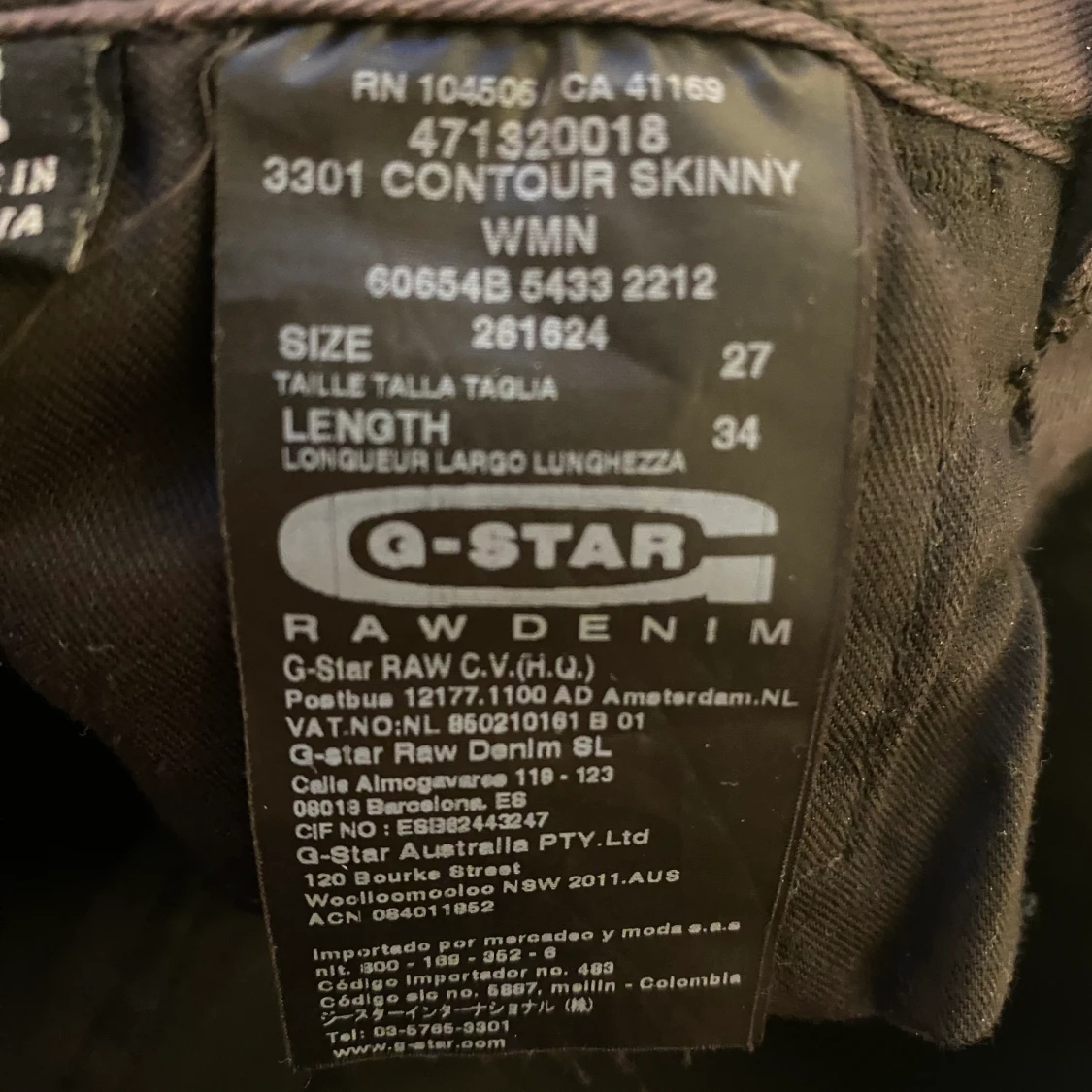 Brun/lila jeans - 91