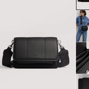 NAKD crossbody väska - ”Crossbody-väska med logga NA-KD” Använd 1gång så i nytt skick! man kan reglera bandet, många fack så rymmer mycket. Kan fixa GRATIS FRAKT tills 6e november.❤️ Nypris 550kr