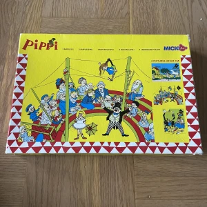 Pussel  - Tre stycken Pippi pussel