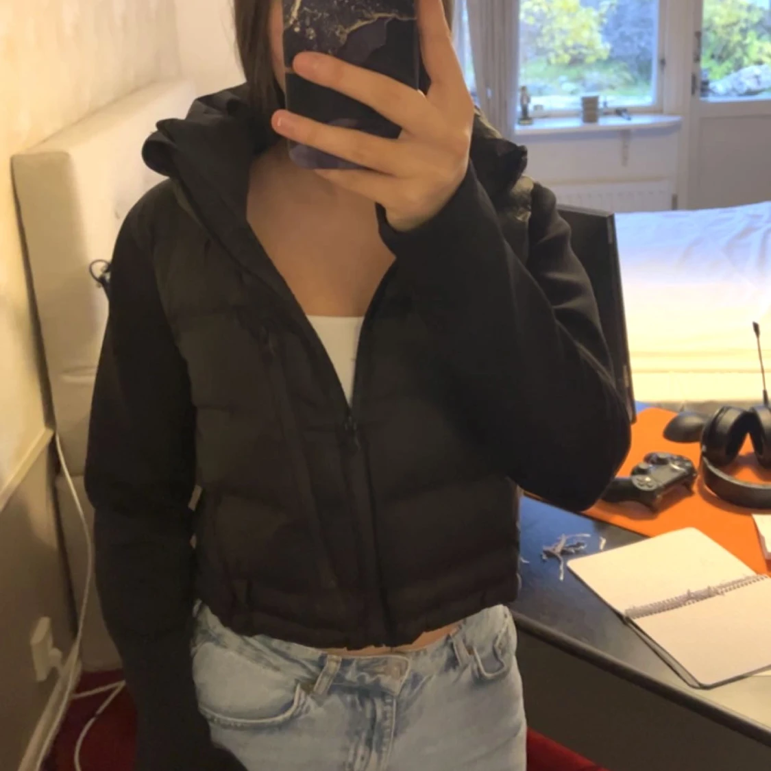 Kort svart jacka  - 91