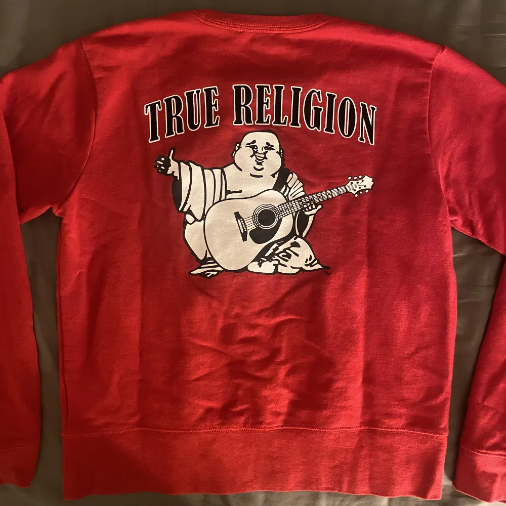 Super fin tröja från True Religion! Köpt för ett år sen men endast använd 2 gånger så den är inprincip i nyskick💕nypris 450kr! Skriv privat för fler bilder💕. Hoodies.