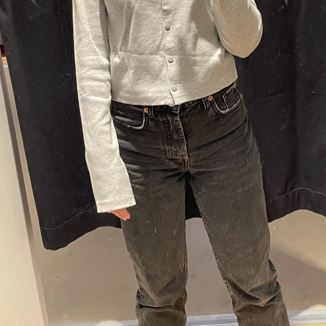Svarta zara jeans