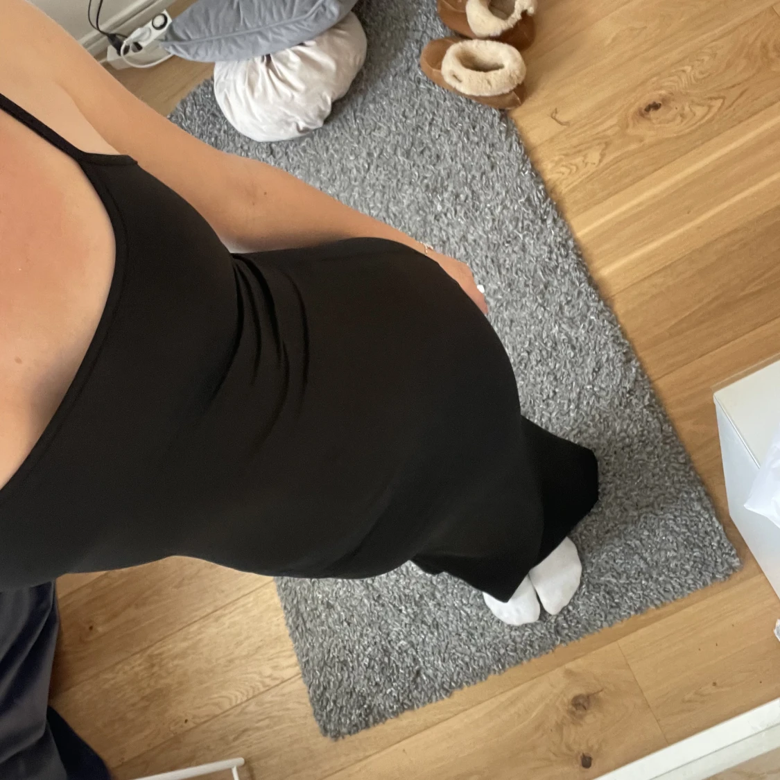 Svart skimsklänning dupe - 90