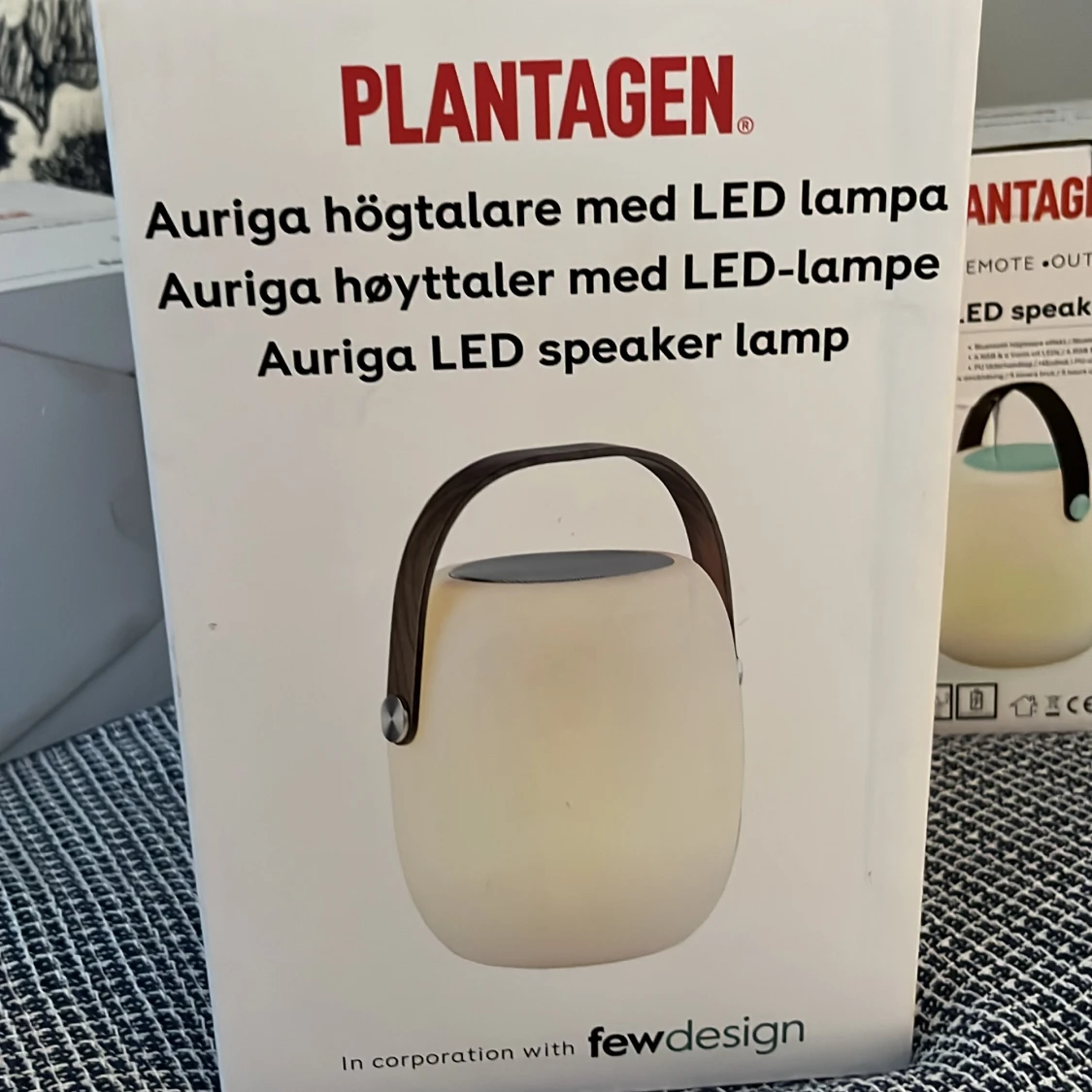 LED högtalare med remote 